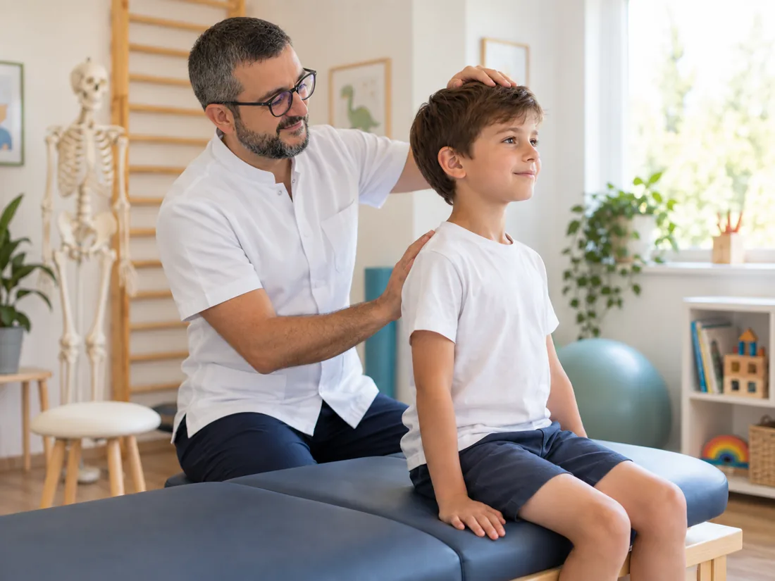 Valutazione osteopatica di un bambino in età scolare