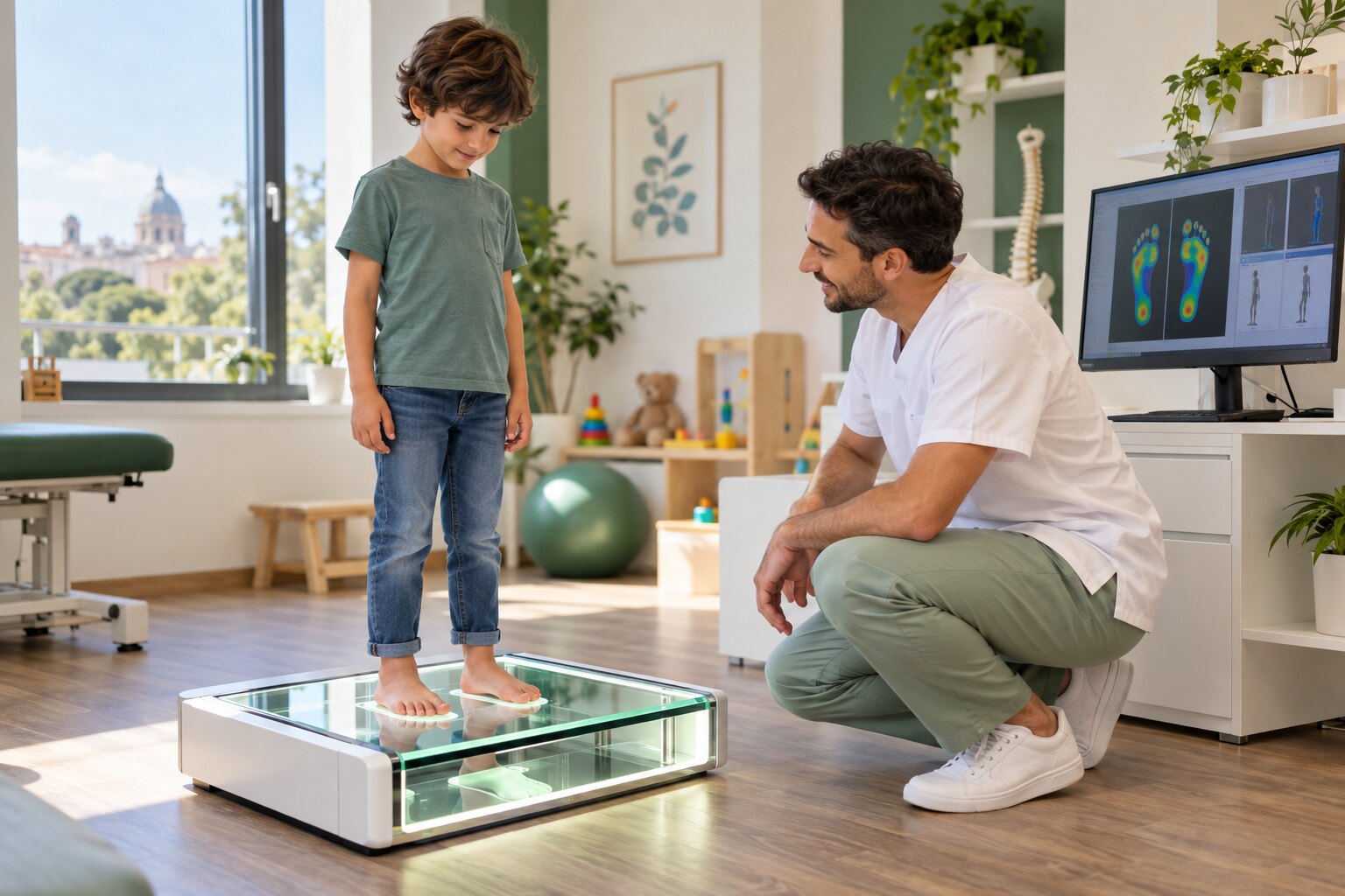 Valutazione baropodometrica pediatrica